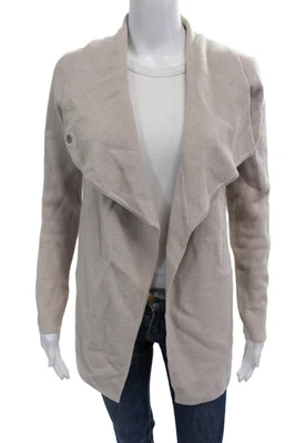 Cárdigan Jigsaw Mujer Beige Lana Botón Manga Larga Talla XS Foto 1 de 4