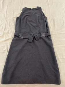 Vestido gris Shannon Rodgers para Jerry Silverman hecho en Unión ILGWU AFLCIO vintage - Imagen 1 de 8