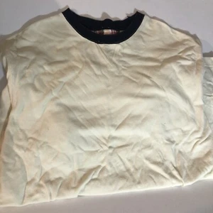 Woolrich White short Sleeve Thick Shirt XL - Picture 1 of 2