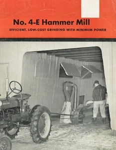 IH International Harvester McCormick CUB Belt 4-E Hammer Mill Sales Brochure - Picture 1 of 9