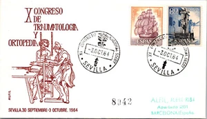 FDC Spain - 10th Congress of Traumatology and Orthopedics Seville 1964 - L41038 - Picture 1 of 2