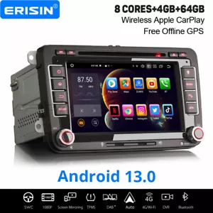 Android 13 DAB+ Autoradio Navi Für VW Golf 5/6 Tiguan Touran T5 EOS Passat Caddy - Bild 1 von 18