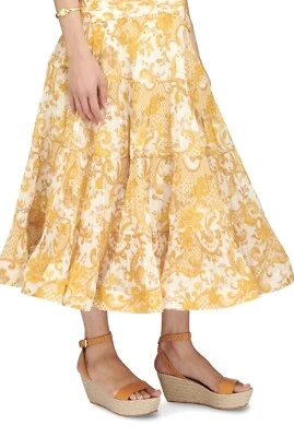 NEW Isabel Marant Messer Platform Wedge Sandals Tan Leather Jute Ankle Strap 40 - Image 1 of 4