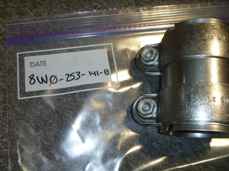 2018-2024 Audi S4 S5 SQ5 A6 A7 A8 Muffler Clamp 8W0-253-141-B OEM New 2019 2020 - Image 1 of 1