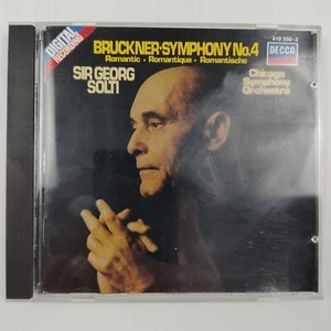 SIR GEORG SOLTI BRUCKNER SYMPHONY NO. 4 RARE CLASSICAL CD! DECCA - Picture 1 of 8