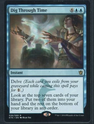 Dig Through Time 36/269 Khans of Tarkir - Magic the Gathering - Image 1 of 2