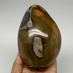 880g, 5"x 3.6"x2.4" Natural Polychrome Jasper Freeform @Madagascar, B18433 - Foto 1 di 12