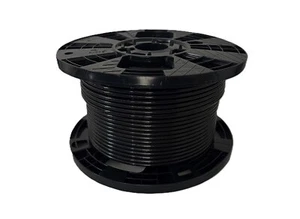 Cavo rivestito in NYLON nero, 1/8" - 3/16", 7x19, mulinello da 250 piedi per macchine fitness - Foto 1 di 1