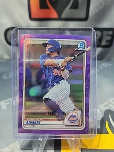 2020 Bowman Chrome Prospects Purple /250 Francisco Alvarez BCP-198 - Picture 1 of 3