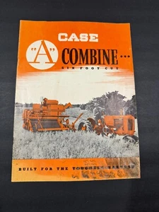 1947 Case "A Combine Six Foot Cut" Farming Brochure - Picture 1 of 6