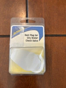 JR Products 422-PW-A Polar White Rubber Dust Plug for City Water Check Valve - Picture 1 of 2