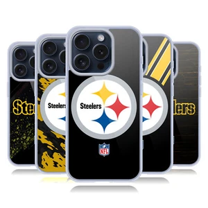 OFFICIAL NFL PITTSBURGH STEELERS LOGO SOFT GEL CASE FOR APPLE iPHONE - Zdjęcie 1 z 14