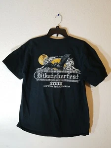 Camiseta De Colección Biketoberfest 2000 Talla L Camiseta Bolsillo Bulow Resort - Imagen 1 de 7
