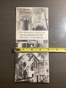 Vintage historisches Gebiet von Wilmington North Carolina Broschüre in NC B46 - Bild 1 von 17