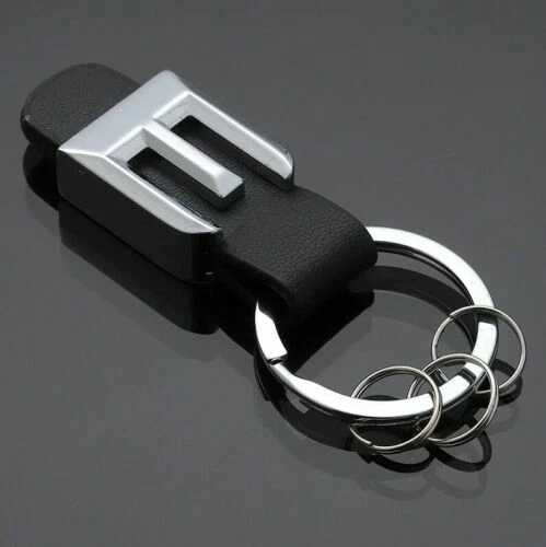 Portachiavi di Lusso per Mercedes Classe E in Acciaio e Similpelle - Immagine 1 di 1