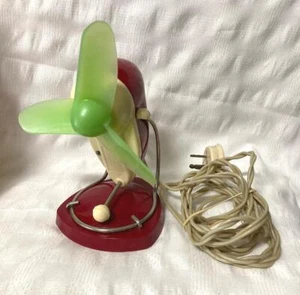 Australian Philips desk fan Bakelite Plastic Vintage original orig wiring works! - Picture 1 of 1