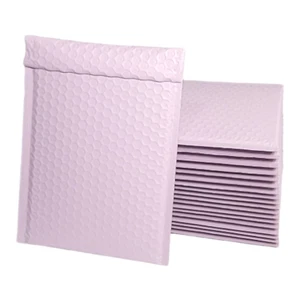 6"X9" Matt Pink Rose Bubble Mailers Shipping Mailing Padded Envelopes - Picture 1 of 1