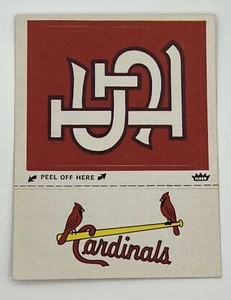 STL Cardinals Fleer "Real Cloth" Patch - 1966-1997 - Picture 1 of 2