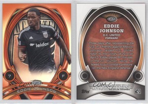 2014 Topps Chrome MLS In Form Retail Orange Refractor /75 Eddie Johnson #IF-EJ