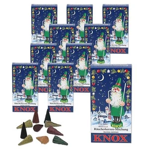 KNOX - Juego de 10 velas ahumadas cono ahumado talla M - Mezcla de colores - Imagen 1 de 2