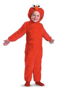 Elmo Sesame Street Toddler Furry Elmo Costume Size Small 2T