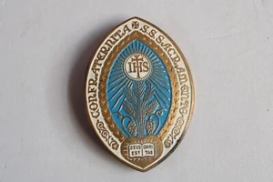 L68- SPILLA PINS CONFRATERNITA SS.MO SACRAMENTO-SACRO RELIGIONE SMALTO RELIGIONE - Bild 1 von 5