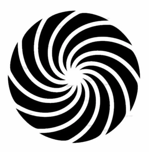 Calcomanía remolino, calcomanía adhesiva de vinilo para parachoques de ventana de carrocería de coche - Imagen 1 de 13