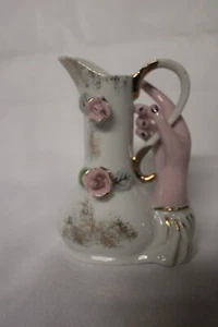 Jarrón vintage de damas con flores en relieve (39) - Imagen 1 de 6