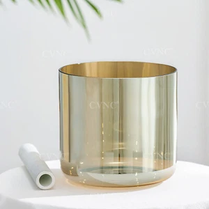 CVNC 432Hz B Crown Crystal Alchemy Singing Bowl Sound Healing Bath Yoga Reiki - Picture 1 of 6