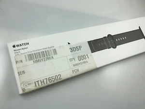 Oryginalny Apple Watch Series 10 9 Tkany nylonowy pasek 42MM 44MM 45MM 46MM 49MM Czarny - Zdjęcie 1 z 11