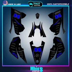 Yamaha YFZ 450R 450X Graphics kit 2014 2016 2018 à 2025 decals stickers ATV - Picture 1 of 7