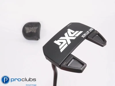 Nice Left Handed PXG BAT ATTACK Black Double Bend 32" PUTTER w/Cover 459257 - Image 1 of 4