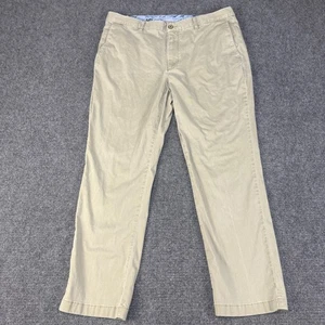 Pantalone Tommy Bahama uomo 38x30 kaki boracay chino elasticizzato tencel piatto davanti - Foto 1 di 10