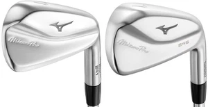 Left Handed Mizuno Pro 245/ Pro 241 6-PW Iron Set Stf Graph Mitsubishi MMT 85 VG - Picture 1 of 3