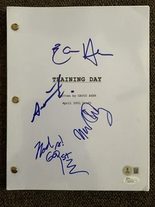 Ethan Hawke & Antoine Fuqua + 2 Others Signed & Verified Script “Training Day” - Picture 1 of 9
