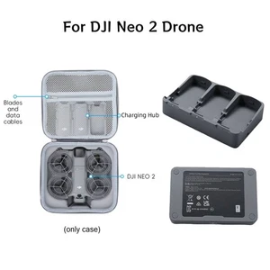 Hub de carga de batería de 2 vías cargador rápido/estuche de transporte para dron DJI Neo 2 - Imagen 1 de 40