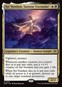 MTG - SYR VONDAM, SUNSTAR EXEMPLAR - Edge of Eternities (R) - Bild 1 von 1
