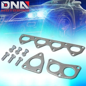 FOR 1992-2001 HONDA PRELUDE H22A1 2.2L DOHC EXHAUST MANIFOLD HEADER GASKET SET - Picture 1 of 6