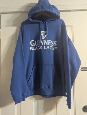 Sudadera con Capucha Guinness Negra Lager Para Hombre Talla XL Azul Dublín Profundo RARA Peso Pesado BONITA Foto 1 de 4