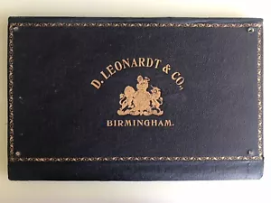D. LEONARDT & Co, BIRMINGHAM-ENGLAND DIP PEN NIB CALLIGRAPHY SALESMAN SAMPLE SET - Picture 1 of 20