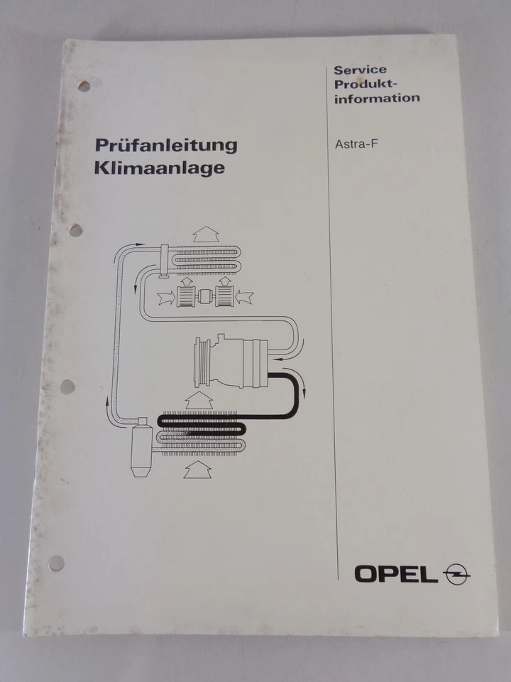 Manual de Taller Instrucciones Inspección Opel Astra F Aire Acondicionado Stand - Imagen 1 de 1