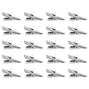 50PCS Clip in Metallo Alligatore Clip Set per Decorative Natale Clip Molla Clam - Foto 1 di 12