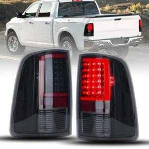 2PCS Black+Red For Dodge Ram 1500 2500 3500 2013-2018 LED Tail Light Brake Lamps - Picture 1 of 17