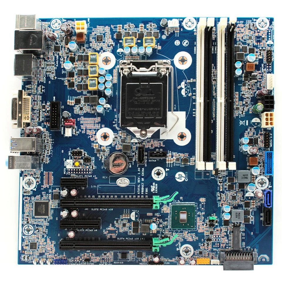 837344-001 System Board LGA1151 DDR4 DP DVI-D FOR HP Z240 TOWER & ProDesk 400 G4 - Image 1 of 4