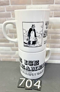 2- The Ice Screamer Coffee Mug, Ice Screamers, Unused, 3-9/16” Tall, #704 - Picture 1 of 7