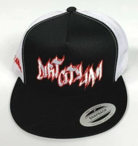 Dirt City Jam 2nd Annual Skateboard Trucker Hat Snapback Cap Black NWOT A3914 - Picture 1 of 6
