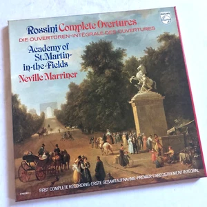 Neville Marriner ROSSINI Complete Overtures Academy 4LP Philips Vinyl BOX SET NM - Picture 1 of 9