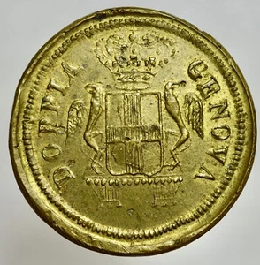 PESI MONETALI - GENOVA -BR/ PER DOPPIA GR. 25,16 - Imagen 1 de 2