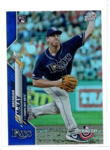 2020 Topps Opening Day Blue Foil #1 Brendan McKay