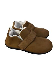 Zizor Women's Ivy Adjustable House Shoes Slippers Size 10 Camel Tan